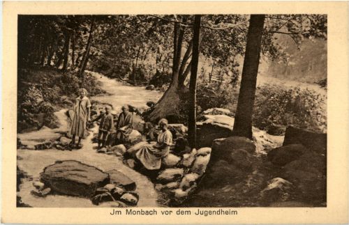 Bad Liebenzell - Im Monbach vor dem Jugendheim