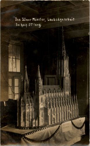 Das Ulmer Münster - Laubsägearbeit