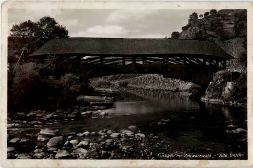 Forbach im Schwarzwald - Alte Brücke