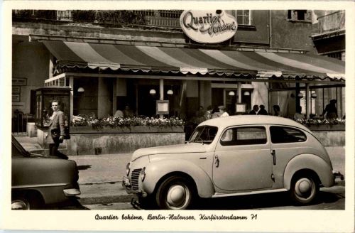 Berlin-Halensee - Quartier Boheme - Auto
