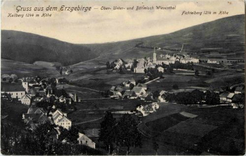 Gruss aus dem Erzgebirge - Ober-, Unter- und Böhmisch Wiesenthal