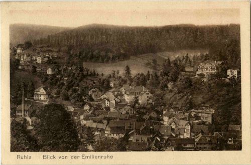 Ruhla - Blick von der Emilienruhe