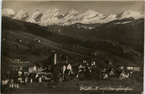 Wattwil mit Churfirsten