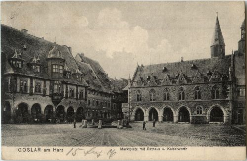 Goslar im Harz - Marktplatz