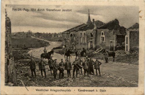 zerstörtes Condrecourt b Etain