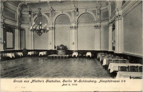 Berlin - Gruss aus Miethes Festsälen Schöneberg