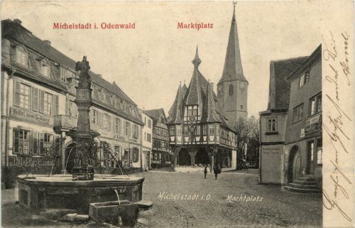 Michelstadt im Odenwald - Marktplatz