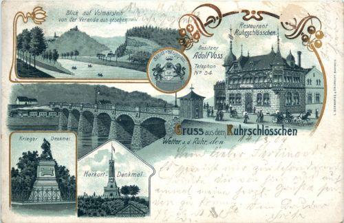 Wetter - Gruss aus dem Ruhrschlösschen