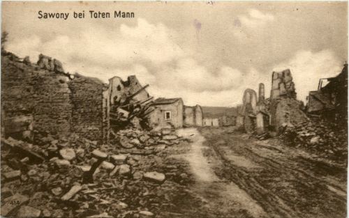 Sawony bei Toten Mann - Feldpost