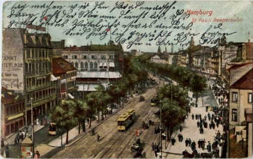 Hamburg - St. Pauli Reeperbahn