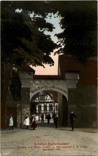 Grünthal-Kupferhammer - Kupfer und Messingwerke