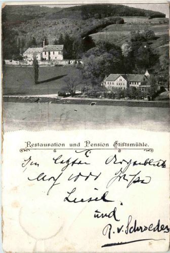 Ziegelhausen - Restauration und Pension Stiftsmühle