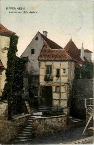 Uffenheim - Aufgang zum Schnellerturm