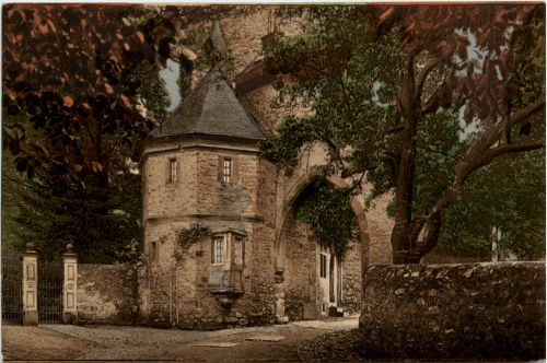 Friedberg - Hinter Burg Durchgang