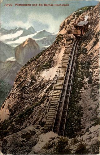 Pilatusbahn und die Berner Hochalpen