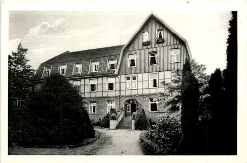 Jesteburg - Haupteingang zum Sanatorium