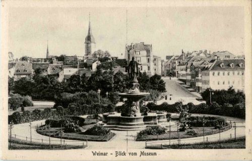 Weimar - Blick vom Museum