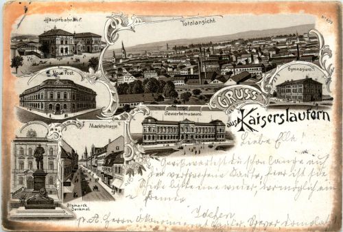Gruss aus Kaiserslautern - Litho