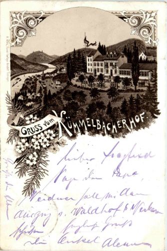 Gruss vom Kümmelbacherhof - Litho