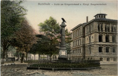 Buxtehude - Partie am Kriegerdenkmal