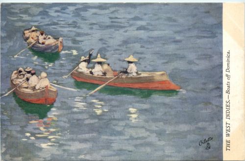 The West indies - Boats of Dominica