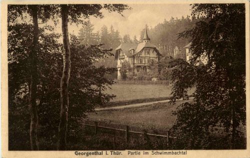 Georgenthal in Thüringen- Partie im Schwimmbachtal