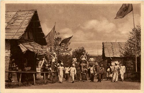 Völkerschau Hagenbecks Tierpark - Inder