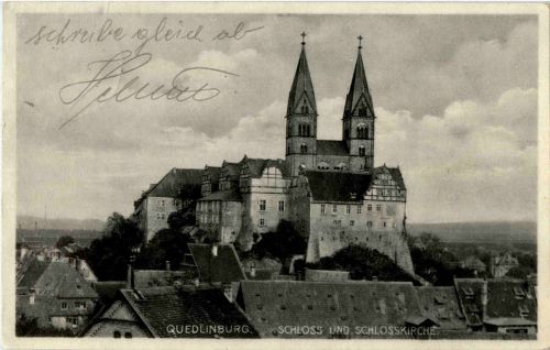 Quedlinburg - Schloss und Schlossruine
