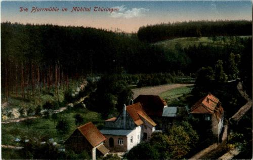 Die Pfarrmühle im Mühltal Thüringen