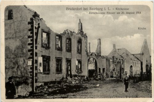 Bruderdorf bei Saarburg - Kirchgasse