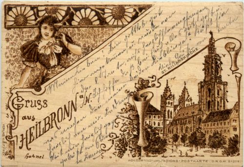 Gruss aus Heilbronn - Litho
