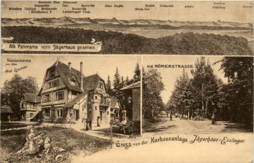 Esslingen - Gruss von der Kurhausanlage Jägerhaus
