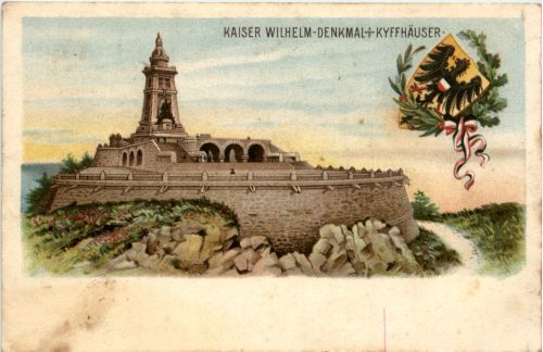 Kyffhäuser Kaiser Wilhelm Denkmal - Litho