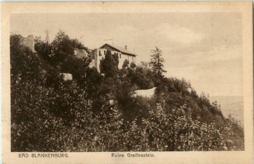 Bad Blankenburg - Ruine Greifenstein