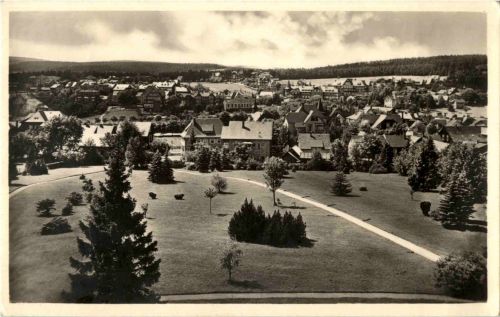 Oberhof - Blick vom Parkhotel Wünscher