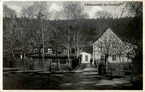 Schlötenmühle bei Greiz