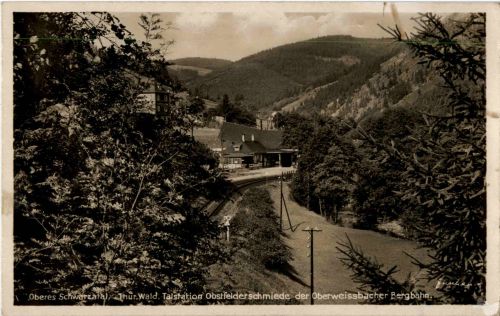 Talstation Obstfederschmiede der Oberweissbacher Bergbahn
