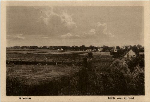 Wremen - Blick vom Strand