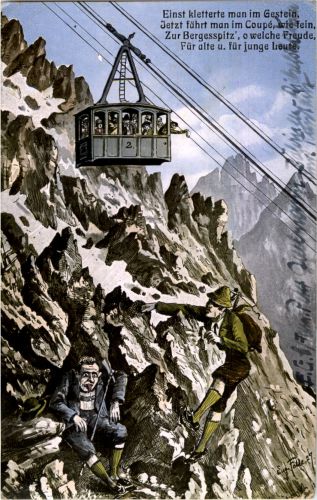 Eugen Felle - Seilbahn - Bergsteiger