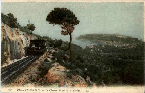 Monte-Carlo - Le Chemin de fer de la Turbie