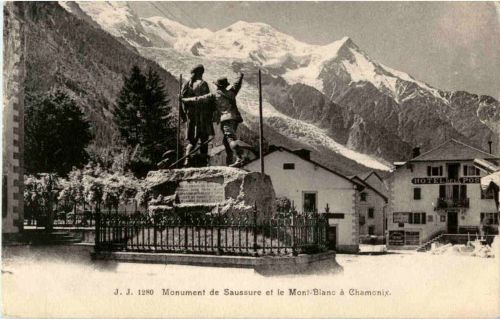 Chamonix - Monument de Saussure