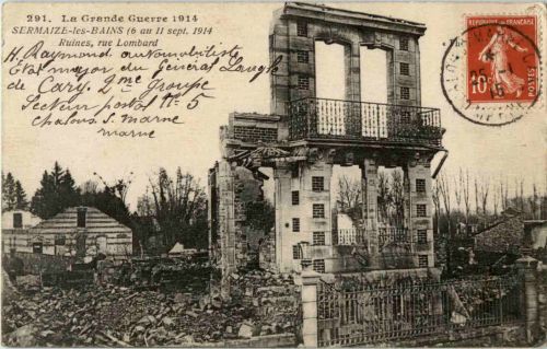 Sermaize les Bains 1914