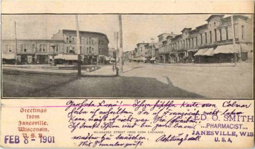 Greetings from Janesville 1901