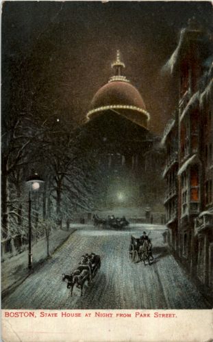 Boston - State House at Night