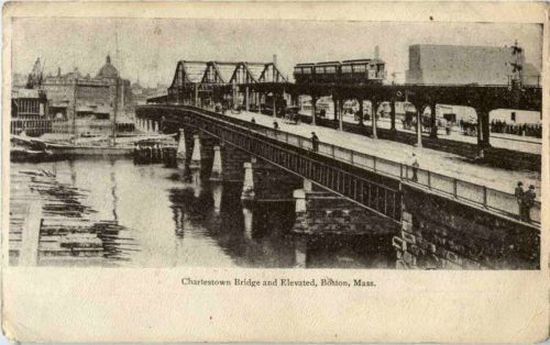 Boston - Charlestown Bridge and Elevated