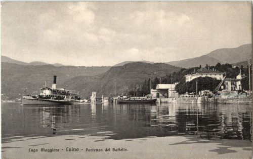 Luino - Partenza del Battello
