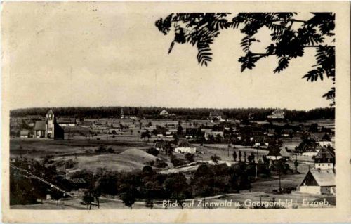 Blick auf Zinnwald und Georgenfeld