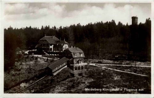 Heidelberg- Königstuhl vom Flugzeug aus