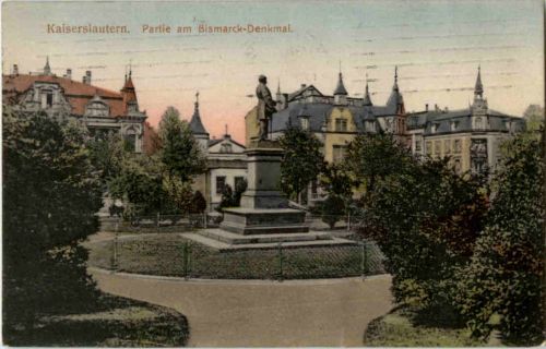 Kaiserslautern - Partie am Bismarck Denkmal
