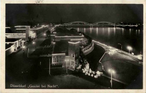 Düsseldorf - Goselei bei Nacht